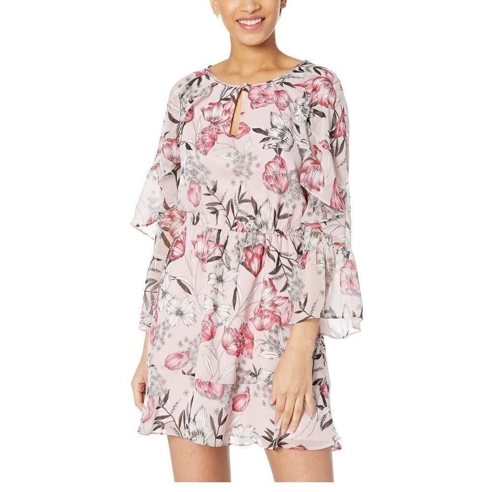 Cupcakes & Cashmere Rosea Floral Printed Dress